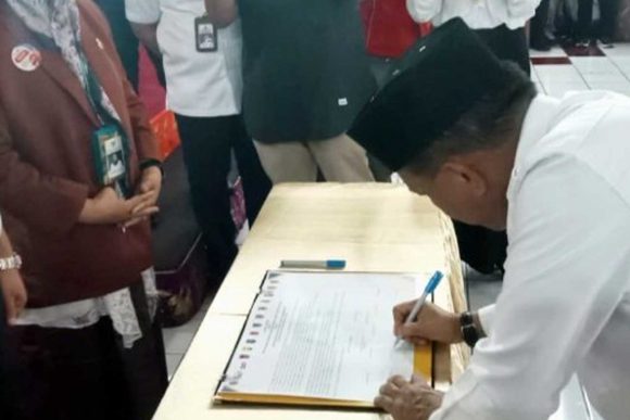 Selamatkan Aset Negara, Wabup Rahmang Tandatangani Nota Kesepakatan Dengan Dirjen Perkeretaapian
