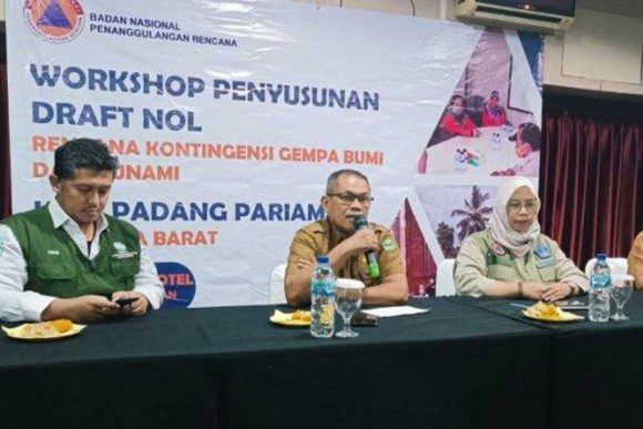 Workshop Penyusunan Draft NOL Rencana Kontingensi Gempa Bumi dan Tsunami