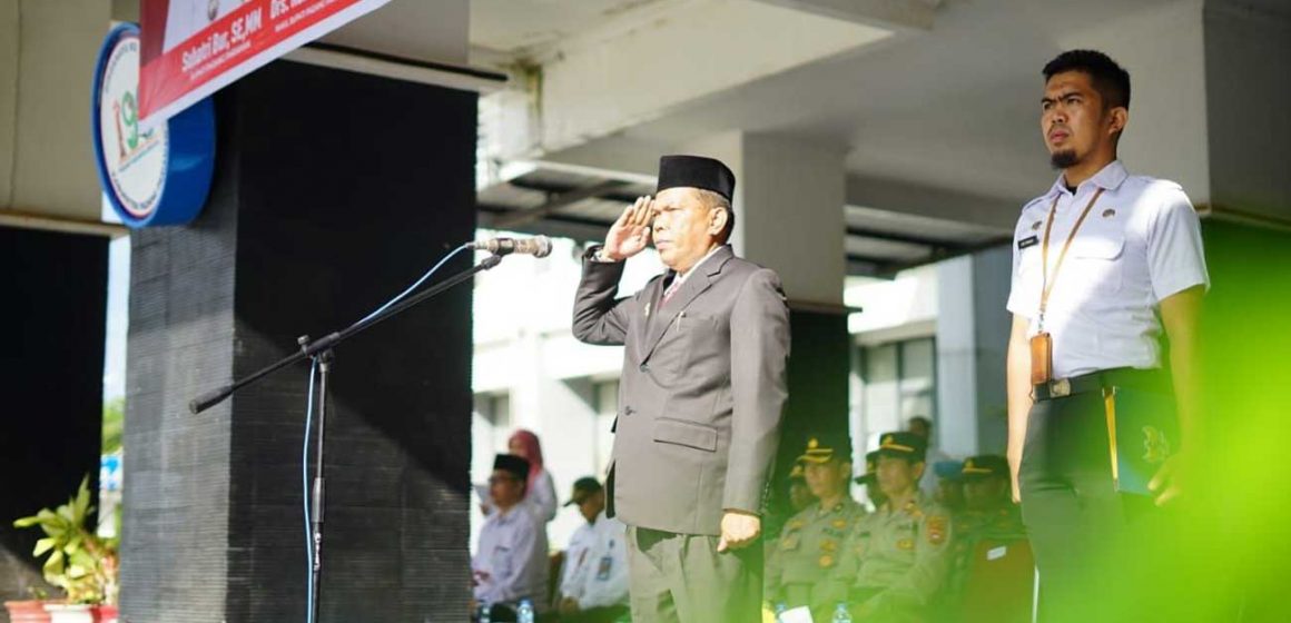 Wabup Rahmang Pimpin Apel Besar Satkamling Linmas Tingkat Kabupaten Padang Pariaman