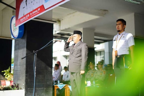Wabup Rahmang Pimpin Apel Besar Satkamling Linmas Tingkat Kabupaten Padang Pariaman