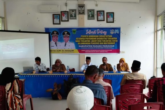 Bimbingan Sosial untuk Keluarga Penyandang Disabilitas, Anak Terlantar, dan Lanjut Usia di Padang Pariaman