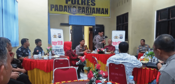 Polres Padang Pariaman Bangun Mitra dengan Media