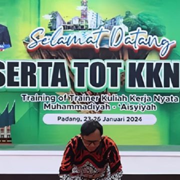 UM Sumatera Barat Jadi Tuan Rumah Training Of Trainer (TOT) KKNMAs 2024