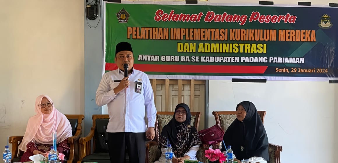Pelatihan Kurikulum Merdeka Raudhatul Athfal di Padang Pariaman