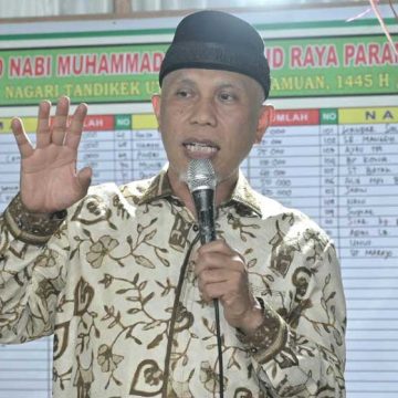 Gubernur Sumbar Mahyeldi Tegaskan Pembangunan Irigasi Yang Rusak Akibat Bencana