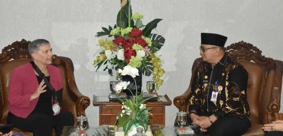 Pj Wali Kota Padang Andree Algamar Terima Kunker Duta Besar Australia Untuk Indonesia Penny Williams