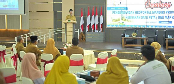 Gubernur Mahyeldi Minta OPD Maksimalkan Penggunaan Geoportal Sumatera Barat