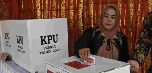 Jumlah Pemilih PSU DPD RI di Pariaman adalah 41,44 persen.