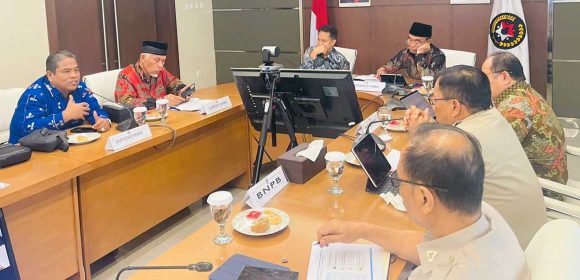 Bupati Suhatri Bur Rakor Dengan Tiga Tingkat Kementerian Membahas Penanganan Bencana