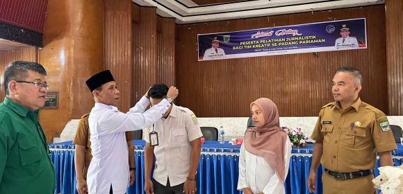 Diskominfo Padang Pariaman Gelar Pelatihan Jurnalistik