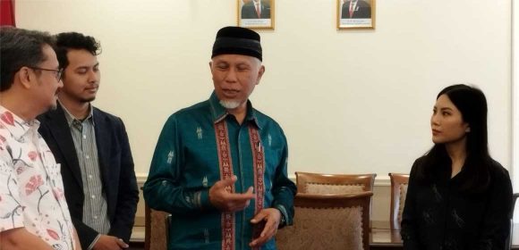 Gubernur Sumbar Mahyeldi Temui Wamenparekraf Bahas Pariwisata