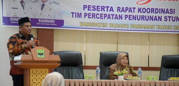 Padang Pariaman Mengalami Penurunan Stunting Selama Tiga Tahun Terakhir