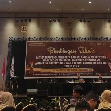 KPU Padang Pariaman Gelar Bimbingan Teknis Di Hotel ZHM Primer Padang
