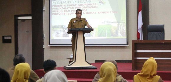 Pemprov Sumbar Gelar Rakor Pengawasan Pupuk dan Pestisida 2024