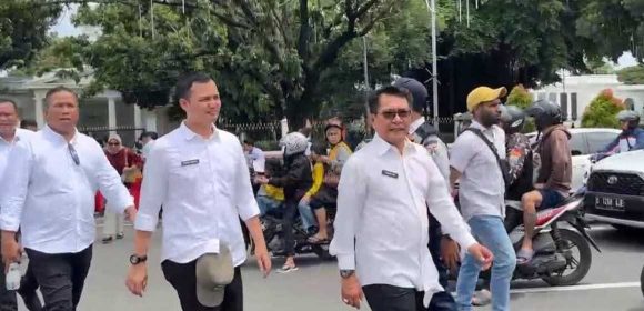 John Kenedy Azis dan Rahmat Hidayat Ikuti Gladi Bersih Jelang Pelantikan Serentak