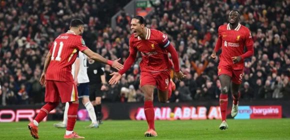 Liverpool Menang 4-0 Atas Tottenham