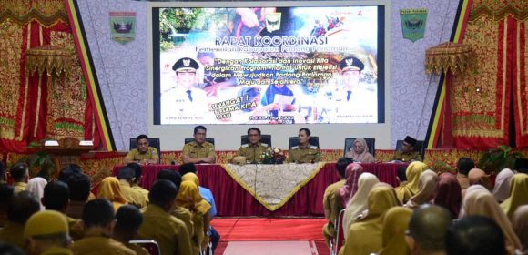 John Kenedy Azis dan Rahmat Hidayat Langsung Pimpin Rakor Di Hari Pertama Kerja