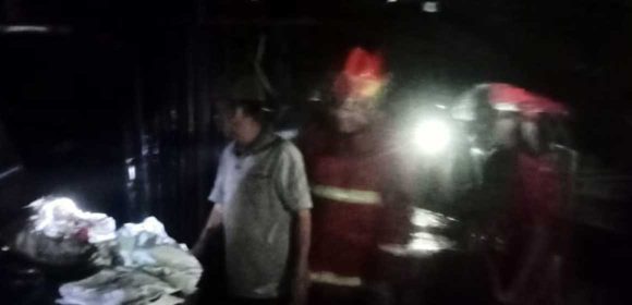 Pasar Sungai Limau Terbakar, Kerugian Mencapai 1 Miliar