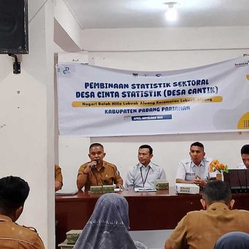 Kadis Kominfo Padang Pariaman Tegaskan Pentingnya Pengelolaan Data Statistik Dalam Pembangunan Nagari