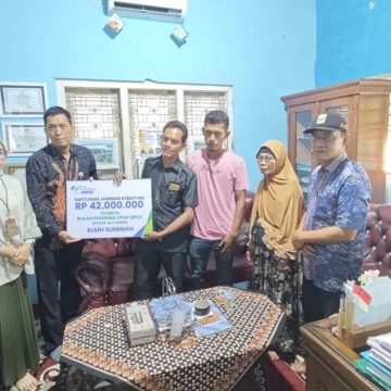 BPJS Ketenagakerjaan Padang Pariaman Berikan Santunan Risiko Kematian Rp42 Juta Kepada Peserta Yang Telah Terdaftar Di BPJS Ketenagakerjaan