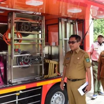 Bupati John Kenedy Azis Apresiasi Bantuan Mobil Dapur Umum dari BNPB