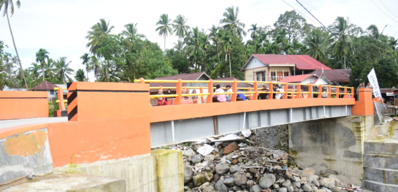 Berdiri Kokoh, Jembatan Batang Anai Sani Tandikek Diresmikan, Akses Ekonomi Masyarakat Kembali Lancar