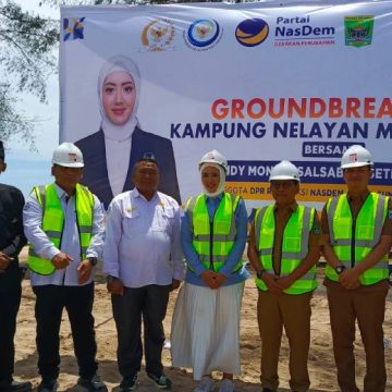 CINDY - FIX Groundbreaking Kampung Nelayan Merah Putih di Ketaping, Langkah Strategis untuk Kesejahteraan Nelayan Padang Pariaman