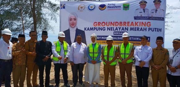 CINDY - FIX Groundbreaking Kampung Nelayan Merah Putih di Ketaping, Langkah Strategis untuk Kesejahteraan Nelayan Padang Pariaman