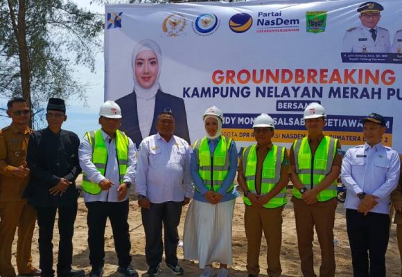 CINDY - FIX Groundbreaking Kampung Nelayan Merah Putih di Ketaping, Langkah Strategis untuk Kesejahteraan Nelayan Padang Pariaman