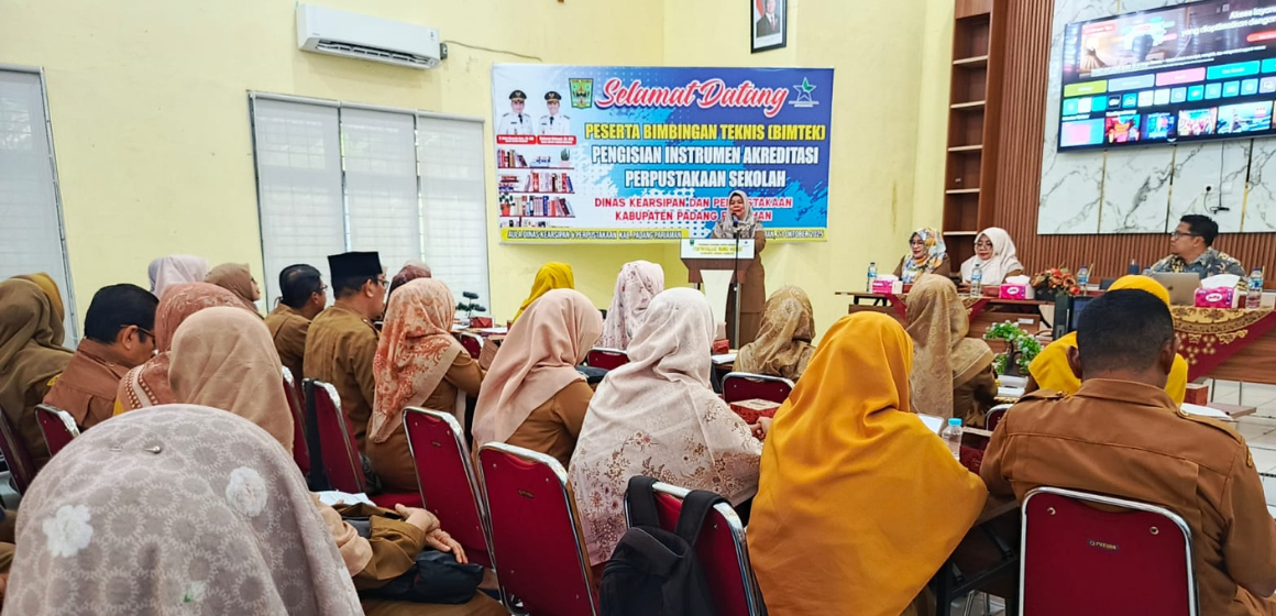 WEBSITE (40) Pemkab Padang Pariaman Tingkatkan Kualitas Perpustakaan Sekolah melalui Bimtek Akreditasi
