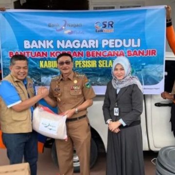 WEBSITE (51) Bank Nagari Salurkan Bantuan Kemanusiaan untuk Korban Banjir di Pesisir Selatan