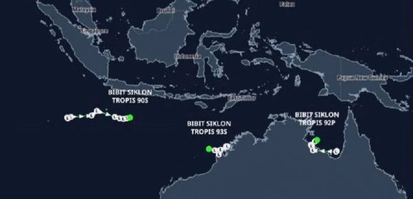 WEBSITE - 2026-03-09T103735.465 BMKG: Bibit Siklon 93S Dan 95W Picu Potensi Hujan Lebat Hari Ini