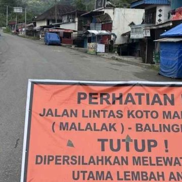 Pemprov Sumbar Putuskan Tetap Tutup Ruas Malalak Demi Keamanan Pemudik