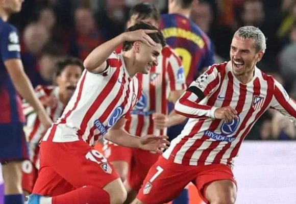 Atletico Madrid bungkam Barcelona 2-0 di Camp Nou