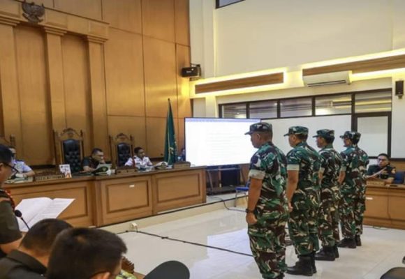 Sidang Vonis 4 Personel TNI Kasus Penyiraman Air Keras Andrie Yunus DIgelar Hari Ini