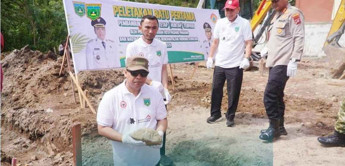 WEBSITE - 2026-06-15T100039.900 Pakai Sepablock, Pembangunan 10 Unit Huntap Terpadu untuk Korban Bencana di Padang Panjang Dimulai