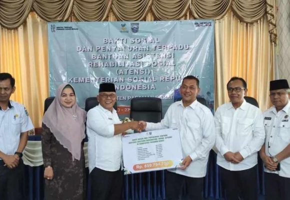 Kemensos salurkan asistensi rehabilitasi sosial di Pasaman Barat