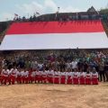 3.000 bendera berkibar di perbatasan sebagai simbol kedaulatan