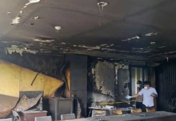 Polisi ungkap motif pembakaran ruang rapat Diskominfo Kutai Kartanegara
