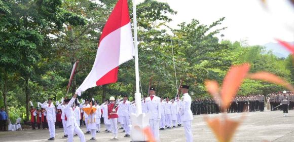 Peringati HUT ke-81 Kemerdekaan RI, Paskibraka Padang Pariaman Sukses Kibarkan Sang Merah Putih