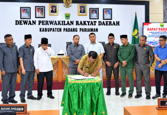 WEBSITE (2) DPRD dan Pemkab Sepakati Rancangan Perubahan APBD Padang Pariaman 2026, Pendapatan Daerah Naik Rp1,36 Triliun