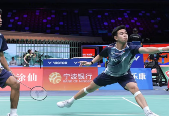 WEBSITE (26) Debut Manis di Tiongkok Masters 2026, Faathir/Devin Bidik Perempat Final