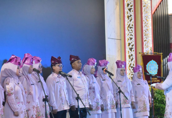 WEBSITE (29) Hari Pertama Jambore Kader PKK Sumbar, Kontingen Padang Pariaman Tampil All Out