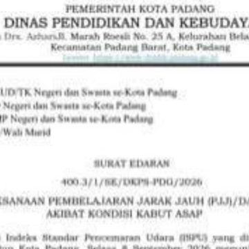 WEBSITE (53) Pemkot Padang terapkan pembelajaran daring bagi pelajar SD dan SMP