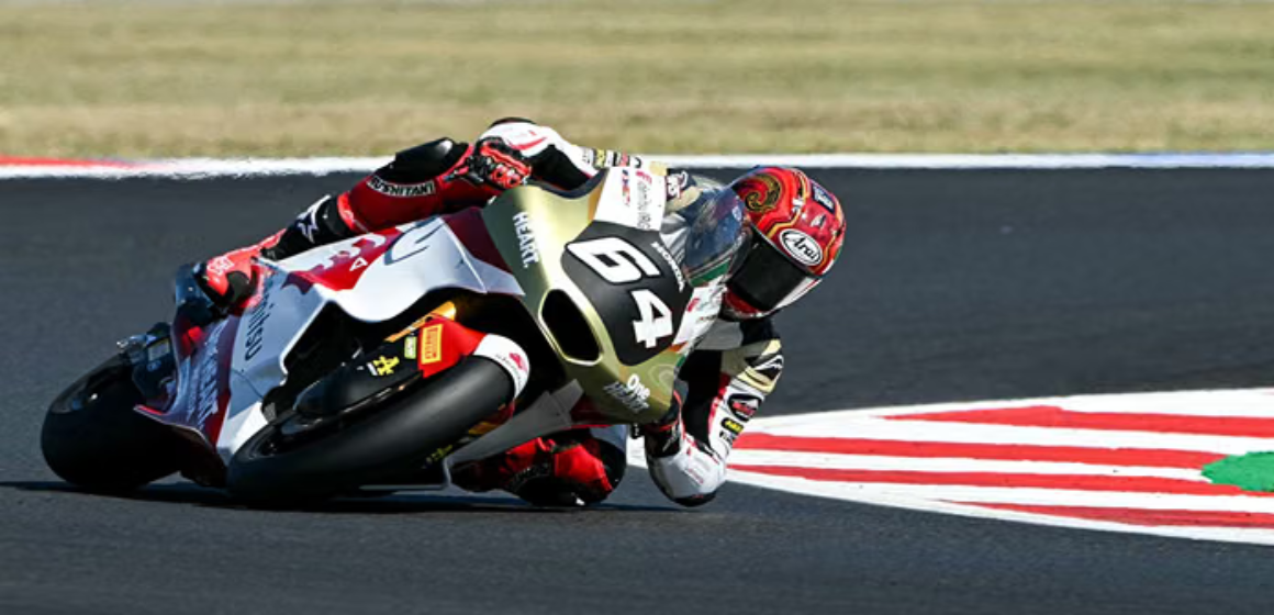 WEBSITE (39) Mario Suryo Aji Gagal Finis di Moto2 GP Jepang 2026, Izan Guevara Juara